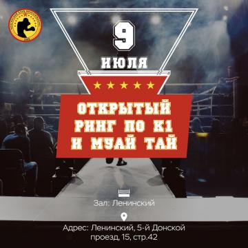ОТКРЫТЫЙ РИНГ ПО К1 И МУАЙ ТАЙ 